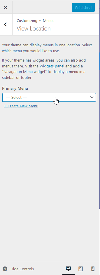 Generatepress Layout settings
