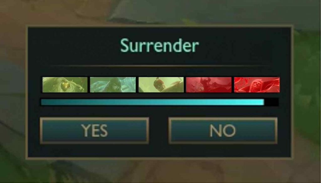 League of Legends Surrender What Does FF Mean In Gaming