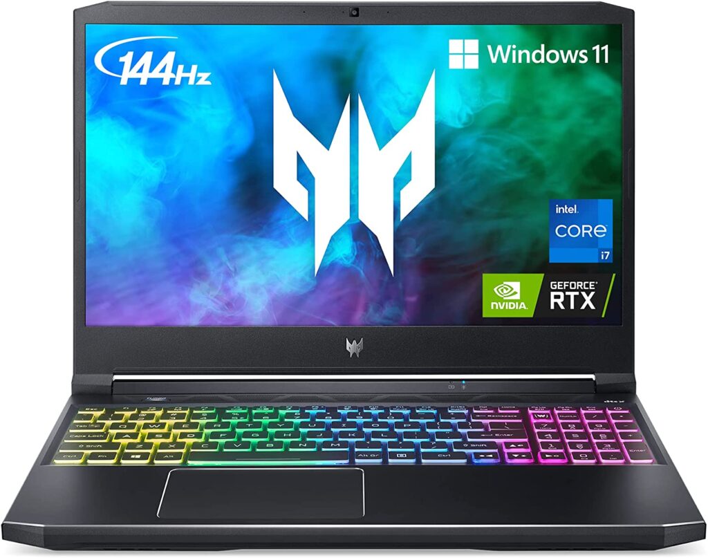 Acer Predator Helios 300 Best RTX 3060 Gaming Laptop