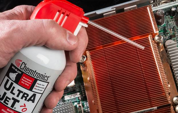 Aerosol Dusters GPU Temp