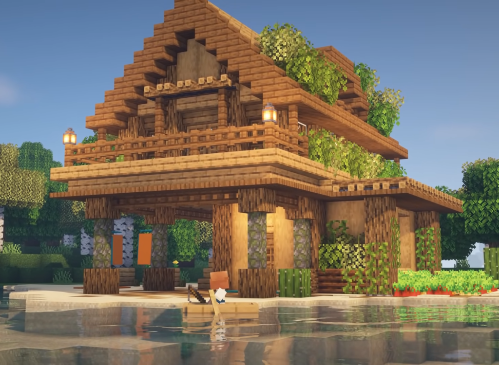 Beach House Minecraft Modern House Ideas