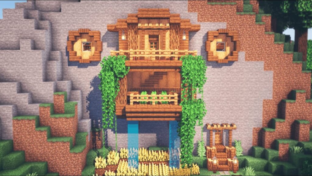 Mountain House Best Minecraft Starter House Ideas
