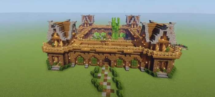 Wooden Castle Keep Best Minecraft Base Ideas