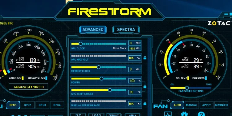 Zotac Firestorm Best Fan Control Software